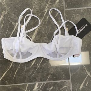 NWT pretty little thing bikini top